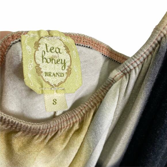 Tea And Honey Women's Dress Black Multi-Color Striped V-Neck Halter Backless S - Picture 6 of 6